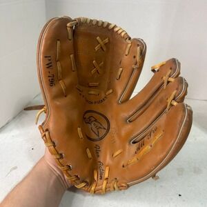 All Pro Pee Wee Baseball Glove PW-796 Tan Leather Youth RHT EZ-Catch Pocket